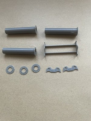 OO Gauge Set Of Six Drainage Pipes With Bogey Trestle.