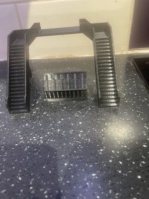 OO Gauge Single Track Footbridge