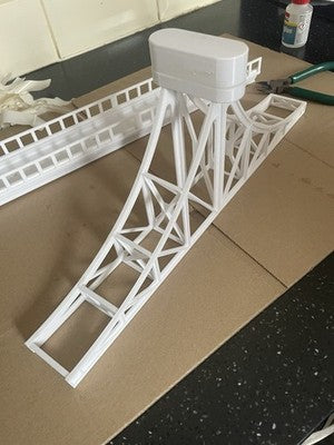 OO Gauge *NEW* single track  single section Iron Bridge