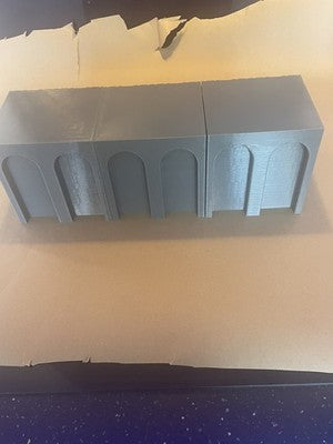 OO Gauge 3 x Stone Viaduct Tunnels