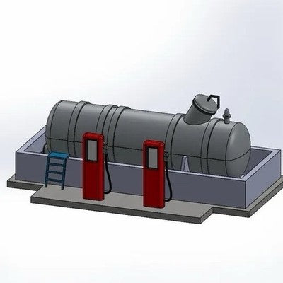 OO Gauge Diesel/ Fuel Depot