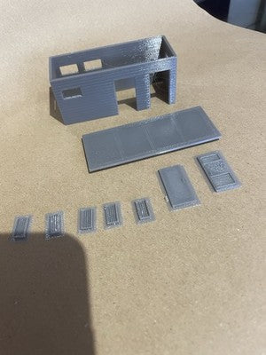 OO Gauge Modern Electrical Sub-Station Building