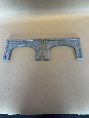OO Gauge Pair Of Stone (Two Track) Tunnel Entrances