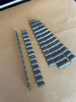 OO Gauge Twenty Four x Corrugated Track Edging (pack no:3.10)