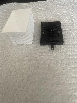 OO Gauge Point Switch Hut (Pack of FIVE huts) Base and point bar included.