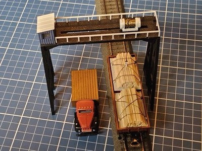 OO Gauge Lineside Crane Gantry