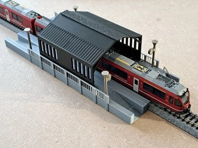 N Gauge Single Track Station