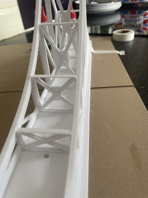 OO Gauge *NEW* single track  single section Iron Bridge