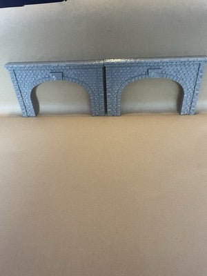 OO Gauge Pair Of Stone (Two Track) Tunnel Entrances