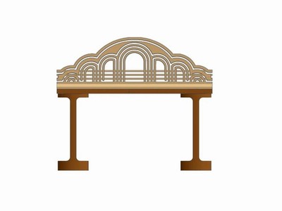 OO Gauge Treble Victorian-esq Bridge