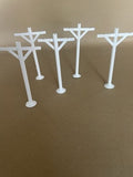 OO Gauge 5 x Telegraph Poles