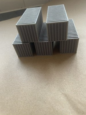 OO Gauge Ten 20ft Containers