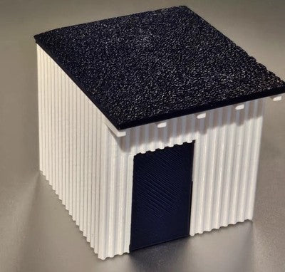 OO Gauge Point Switch Hut (Pack of TEN huts) Base and point bar included.