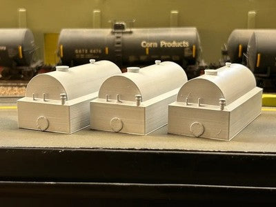 OO Gauge Three Fuel storage units