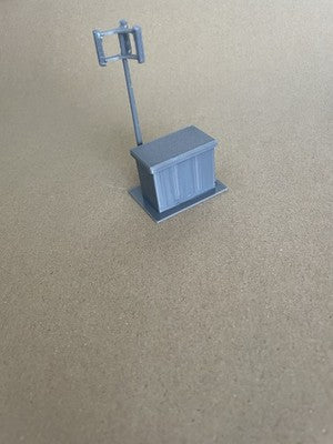 OO Gauge GSM-R Radio Mast with System Technology Container