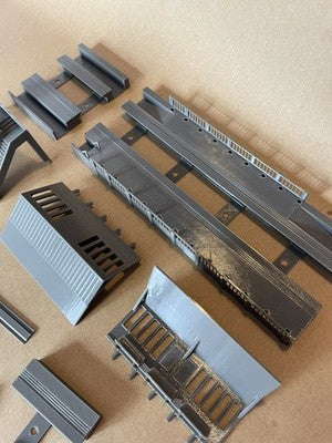 N Gauge (MEGA) Bundle of a Single and Double Track Station