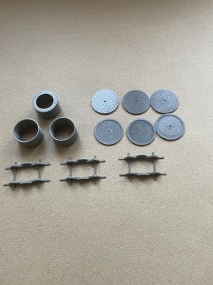 OO Gauge 3 Cable Drums With Trestles
