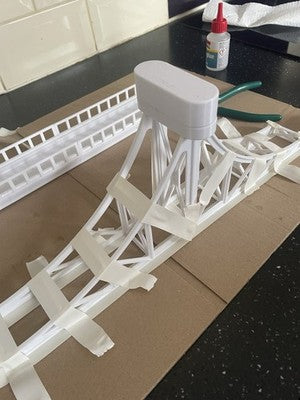 OO Gauge single track  Double Section Iron Bridge