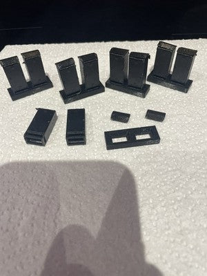 OO Gauge Lineside double Electrical Boxes (pack of FIVE)