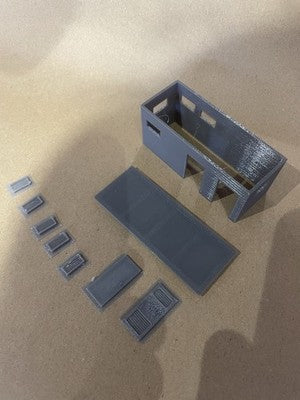 OO Gauge Modern Electrical Sub-Station Building