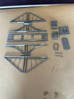 N Gauge 1 x Single Span Industrial Arched Bridge