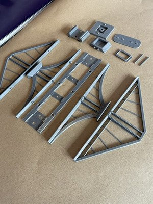 N Gauge Single Span Industrial Arched Bridge