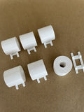 OO Gauge (Six) Industrial Steel Rolls On Anti-roll cradles.
