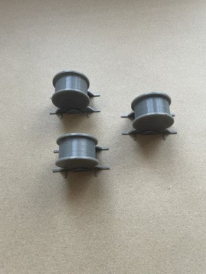 OO Gauge 3 Cable Drums With Trestles