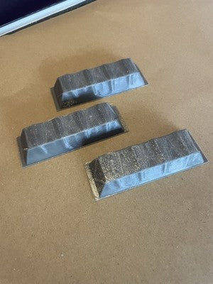 OO Gauge Long Shallow Bulk Ore Fillers For Wagons