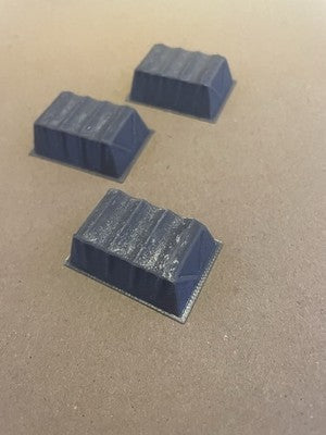 OO Gauge Short Shallow Bulk Ore Fillers For Wagons