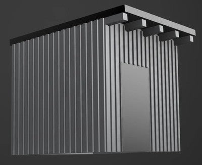 OO Gauge Point Switch Hut (Pack of TEN huts) Base and point bar included.