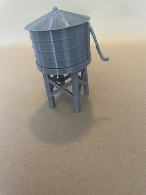 OO Gauge Model Water Tank Tower