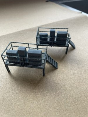 OO Gauge TWO Raised Electrical Box Gantryâs