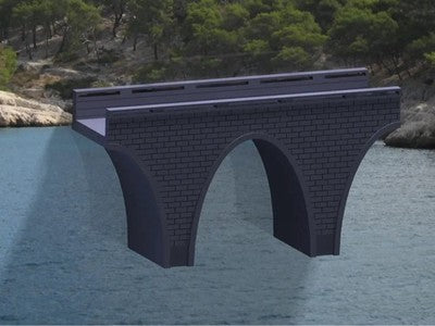OO Gauge Brick Viaduct