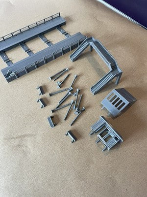 N Gauge (Double)  Track Station