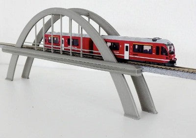 OO Gauge (Single Track) Arched Road/Rail Bridge