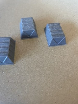 OO Gauge Short Shallow Bulk Ore Fillers For Wagons